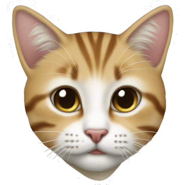 Белая кошка emoji