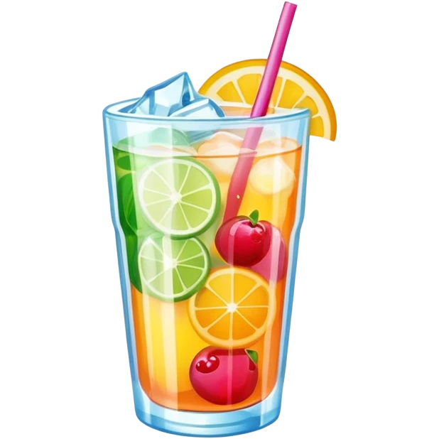 Summer drink sticker emoji