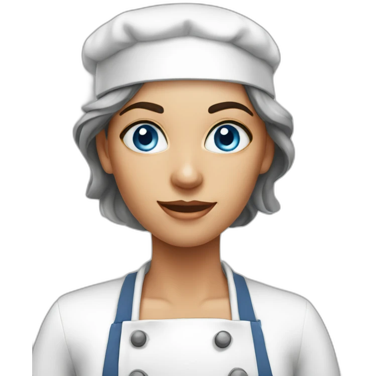 COOK WOMEN BLUE EYES emoji