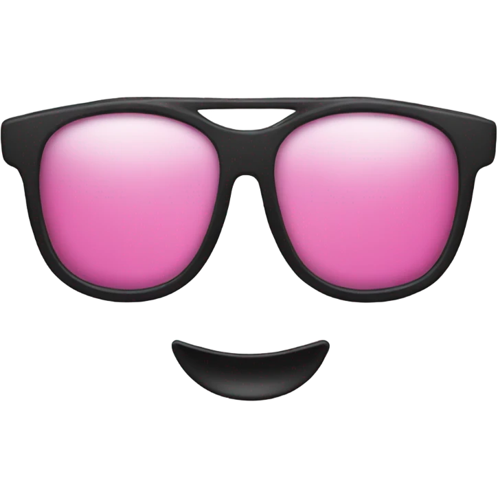 Pink sunglasses emoji