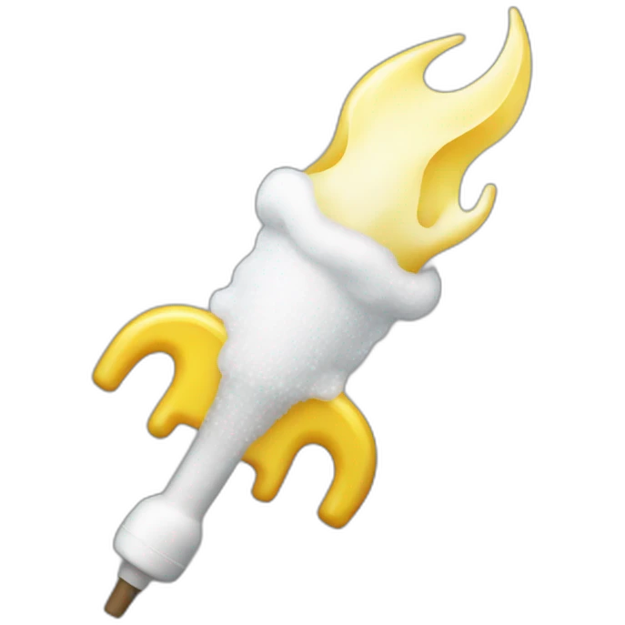 Snow foam lance emoji