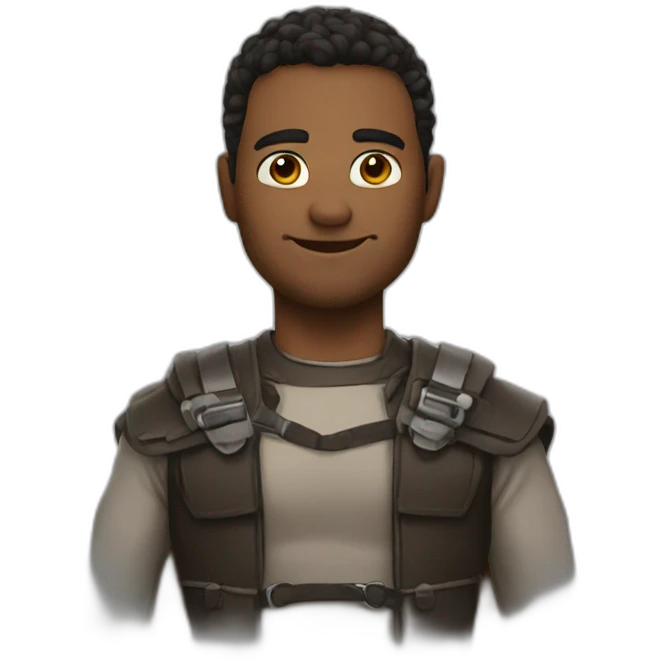 Handsome hero emoji