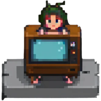 person watching TV emoji