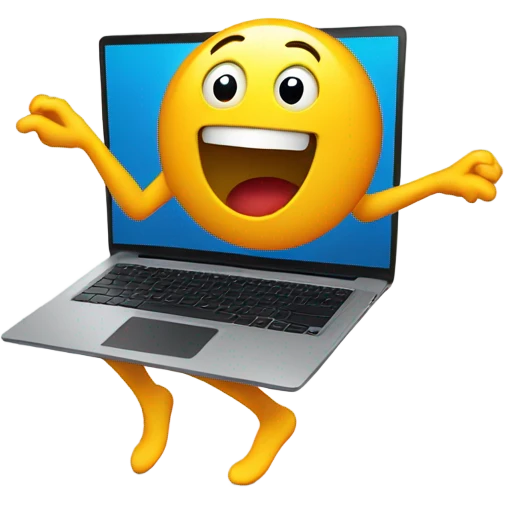 dancing laptop  emoji