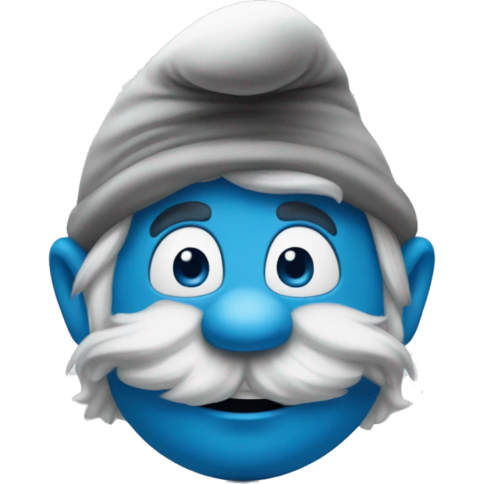 Smurf emoji