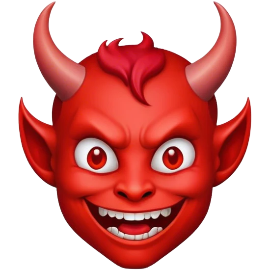 Happy devil emoji