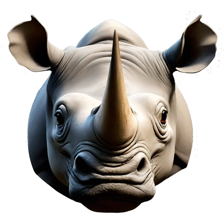 black rhino emoji