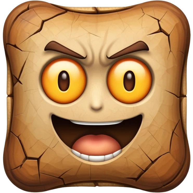 a mad nut emoji
