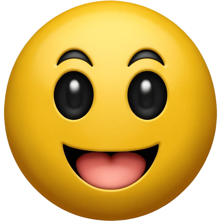 Pac-Man which just has two black dots as the eyes and a wide open mouth which is just pitch black emoji