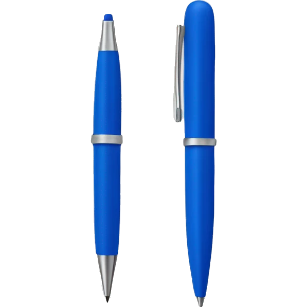 blue pen emoji