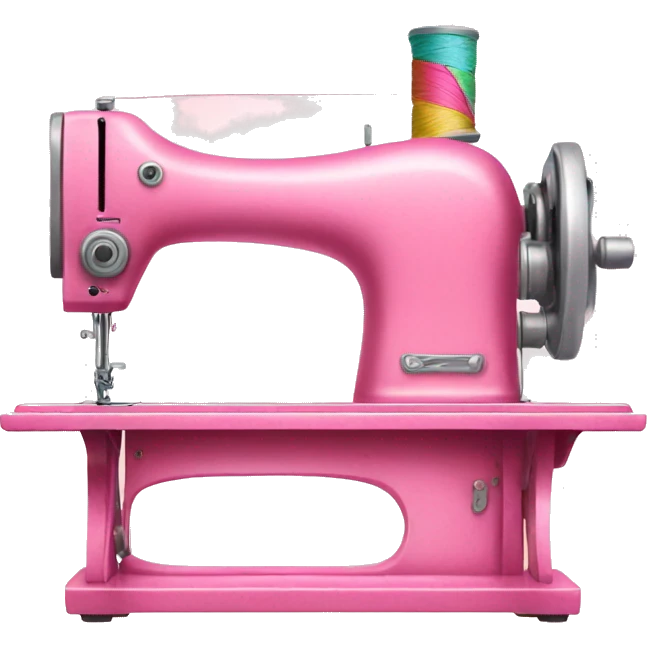 Pink Sewing machine  emoji