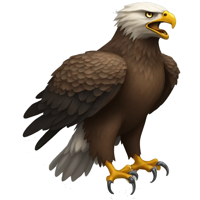 aggressive eagle emoji