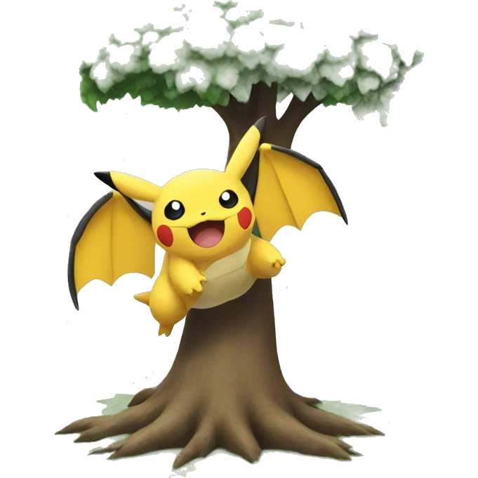 pokemon destroying a tree emoji