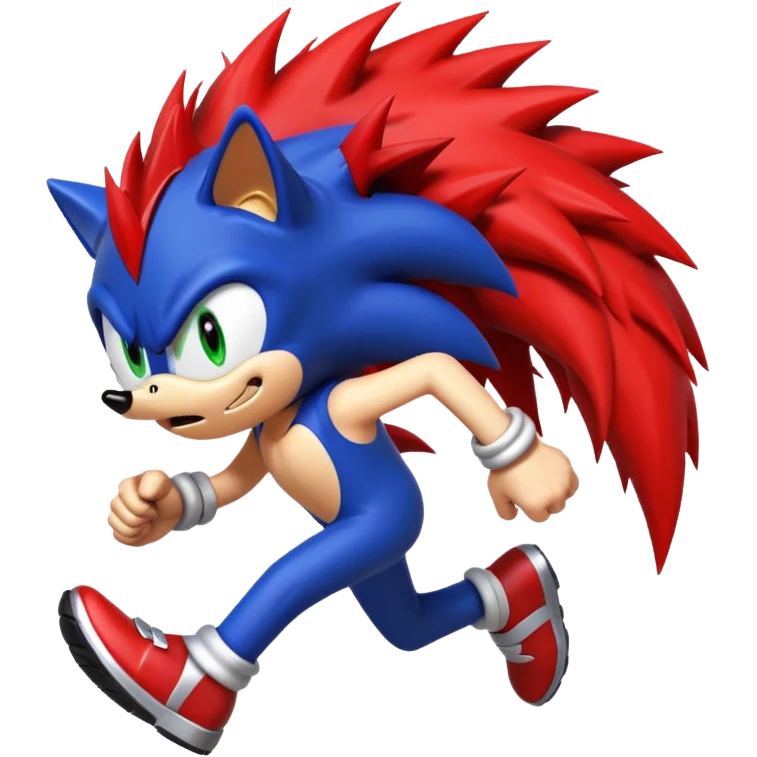 Sonic.exe running fast emoji