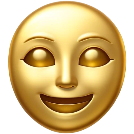 Cinematic Realistic Gold Emoji, Radiant and brilliant, with smooth, polished golden bars reflecting the light in stunning highlights. The soft, warm glow of the metal exudes luxury and elegance, catching every glimmer in the surrounding environment. Soft glowing outline, capturing the essence of wealth and timeless beauty in gleaming gold! emoji