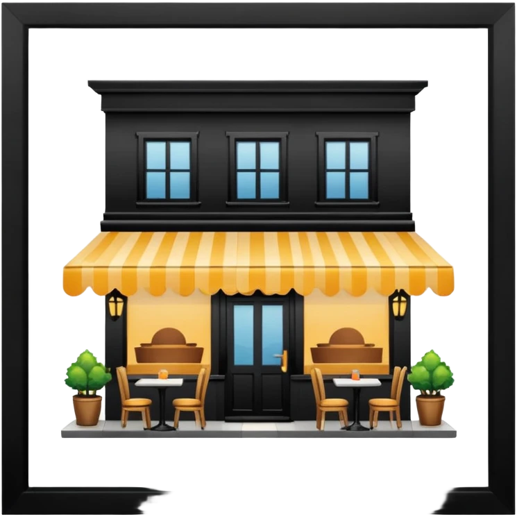 restaurant outside emoji