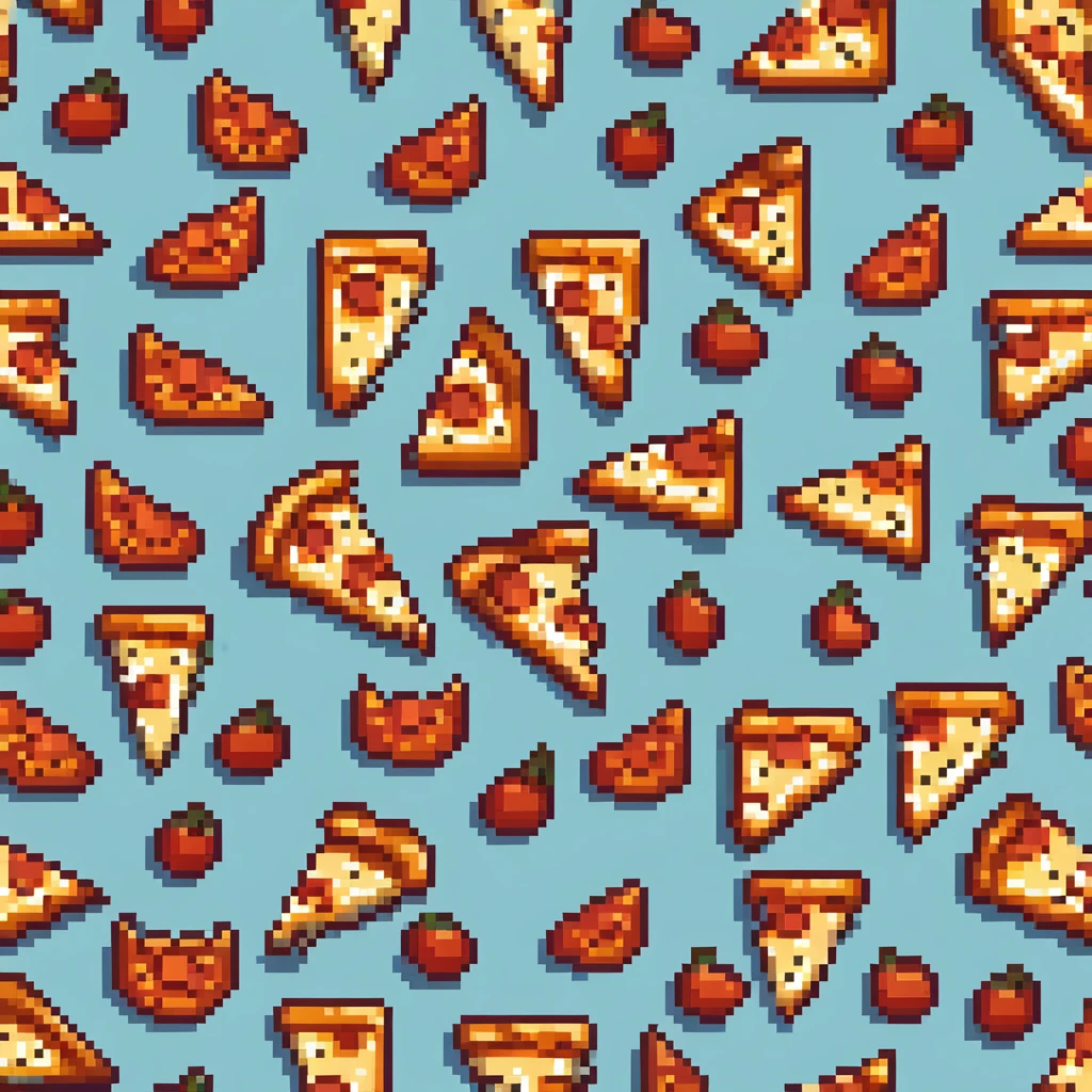 cheesy pizza slice with pepperoni emoji
