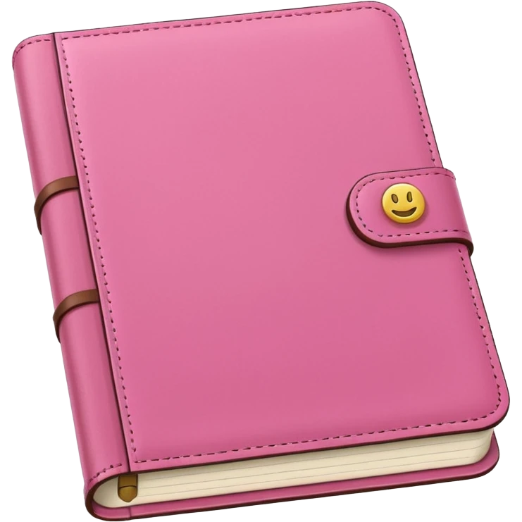 pink diary emoji