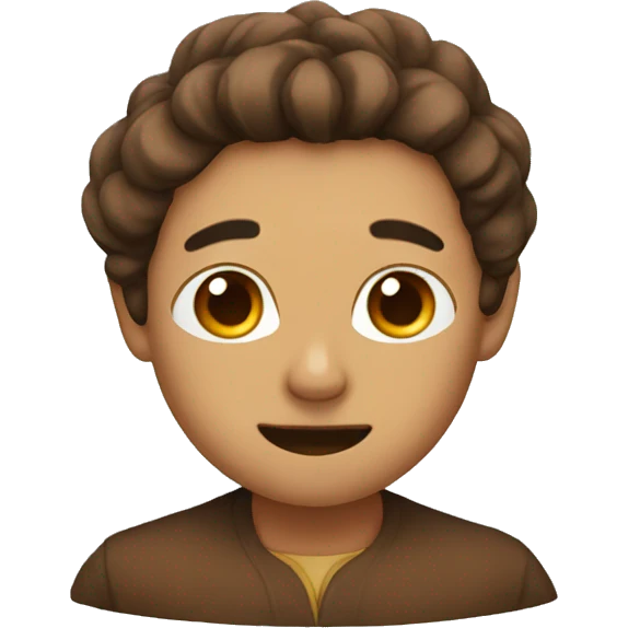 Brown lotus emoji
