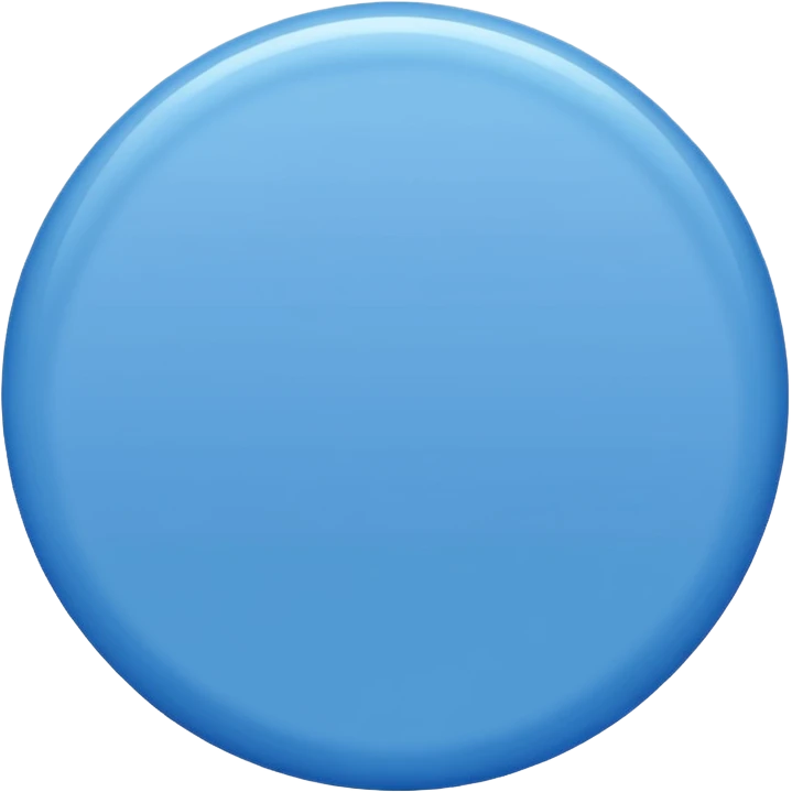 Verificación azul círculo  emoji