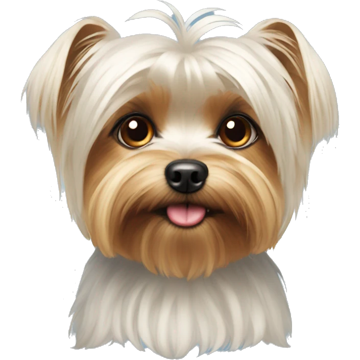 Maltese yorkie emoji