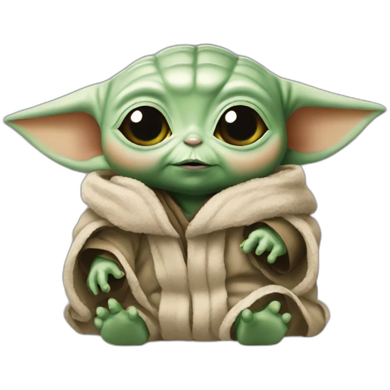Baby Yoda love emoji
