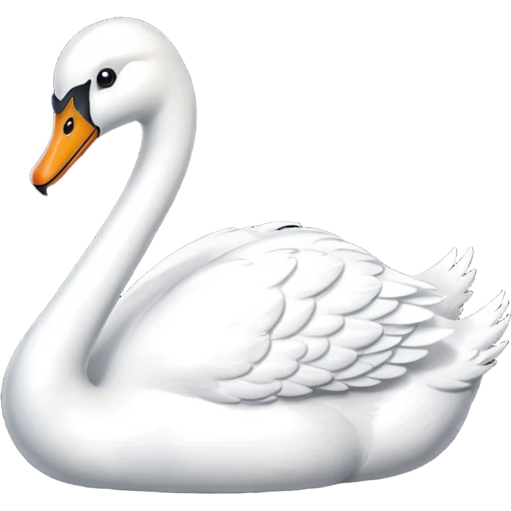 cisne com expressão apaixonada emoji