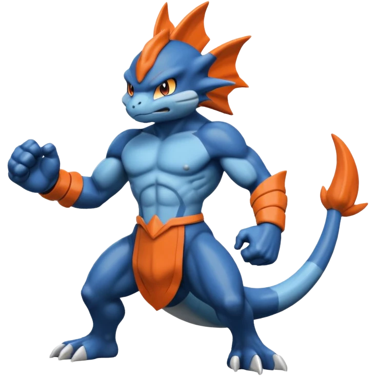 Swampert (full body) emoji