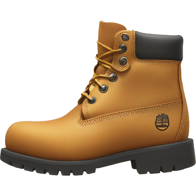 photorealistic Timberland emoji