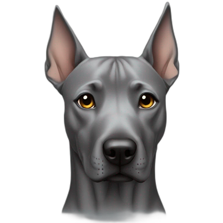 Dog gray Thai Ridgeback emoji