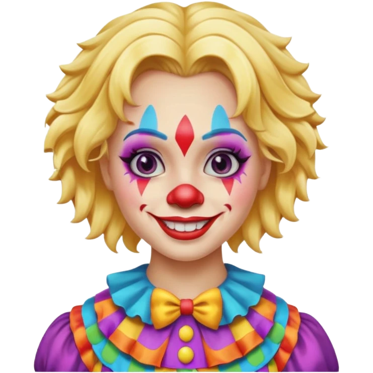 blonde clown emoji