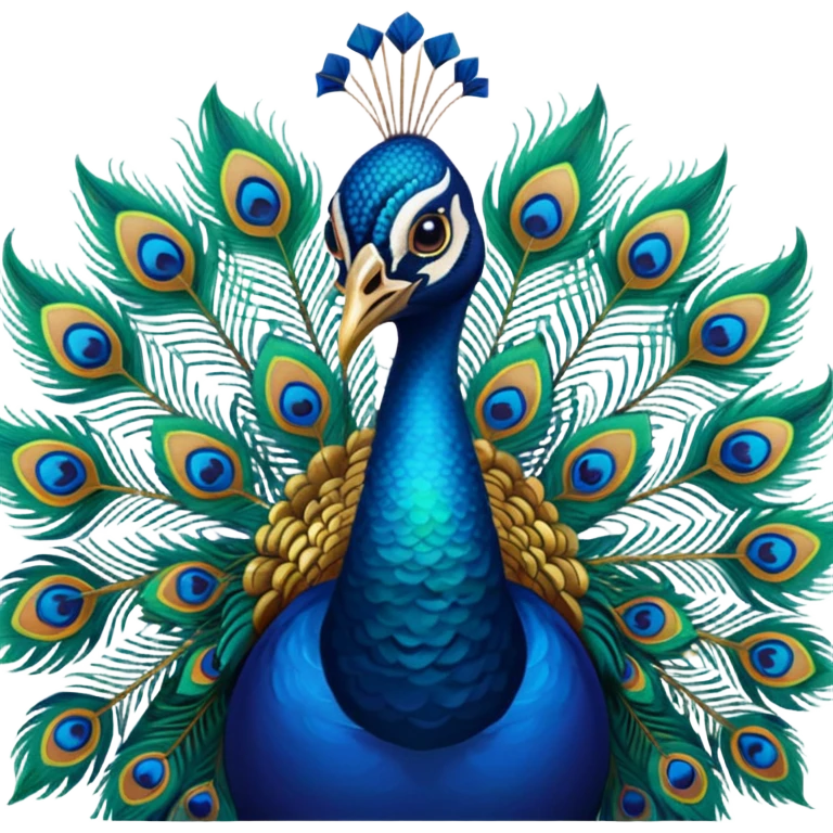 peacock
 emoji