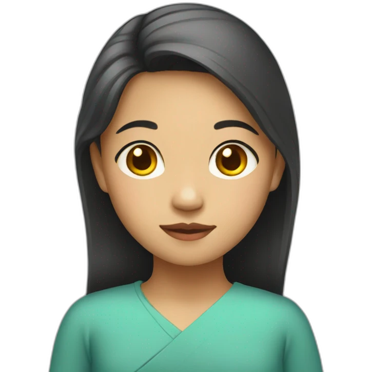 Burmese girl emoji