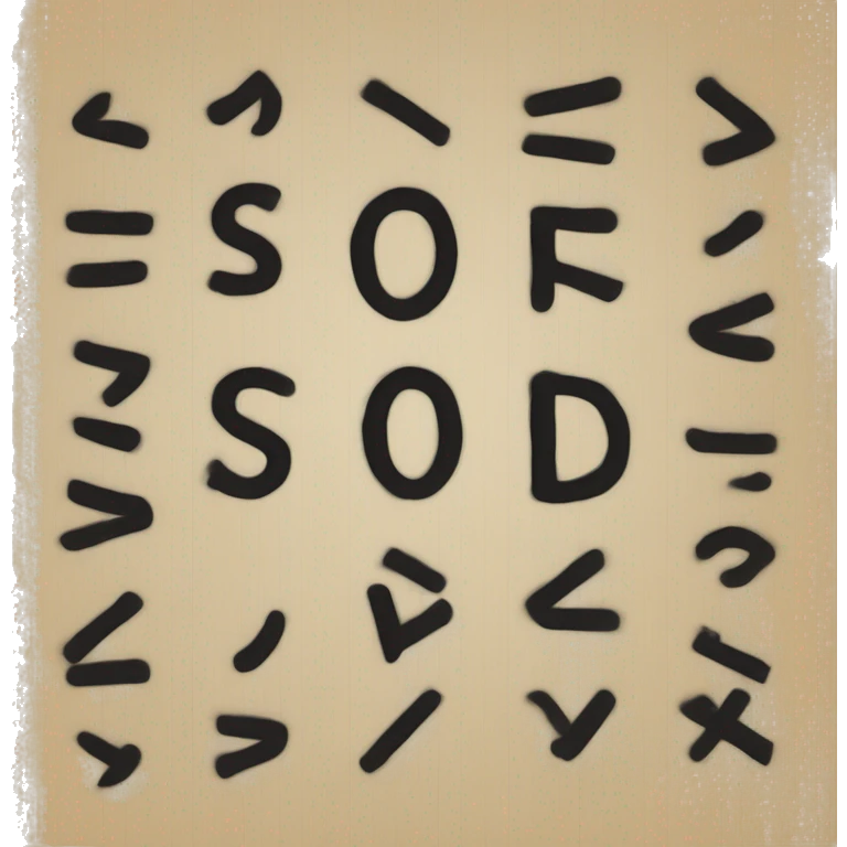 A sign written "S-Word" emoji