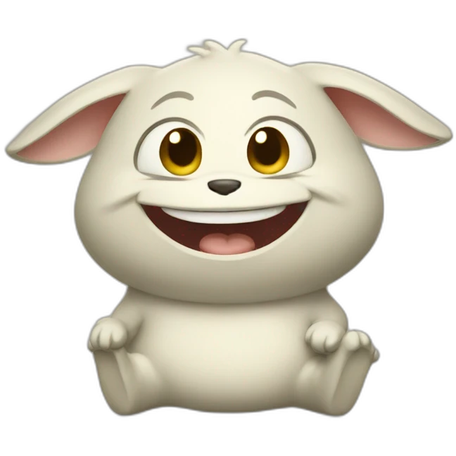 Grogu laughting emoji