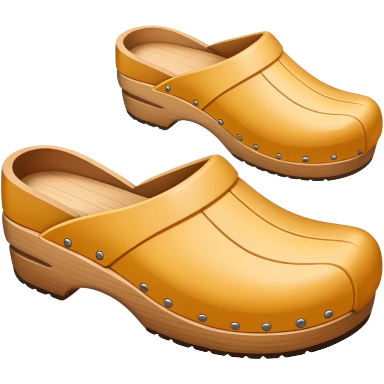 simple wooden traditional minimal clog  emoji