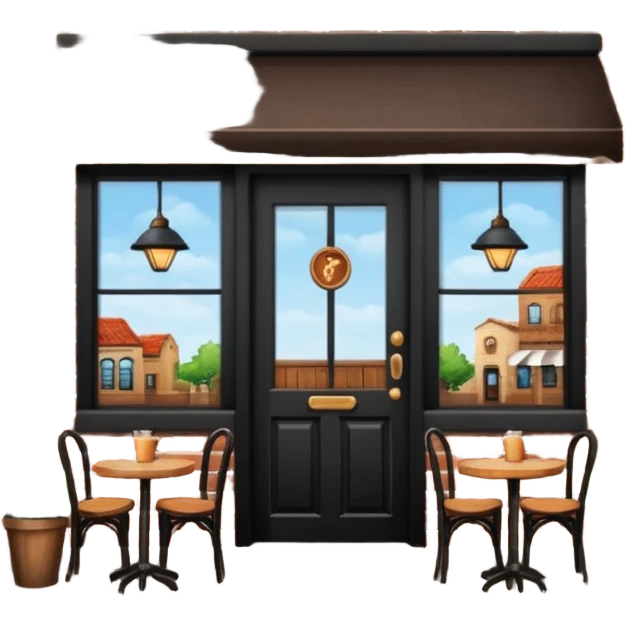 tienda por fuera de café ARUA emoji