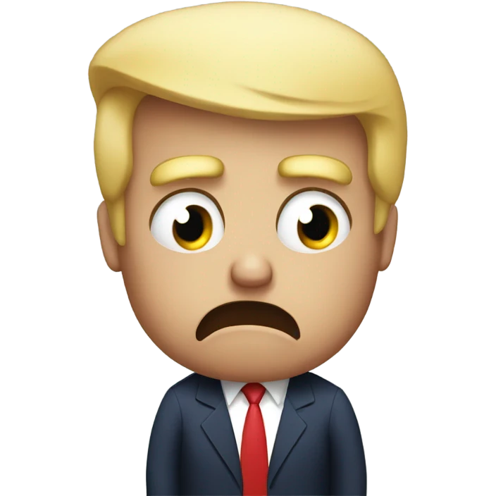Donald trump feeling sick emoji