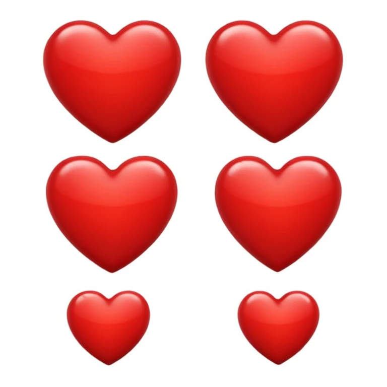 red heart emoji