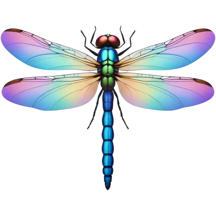 Peaceful Dragonfly color  emoji