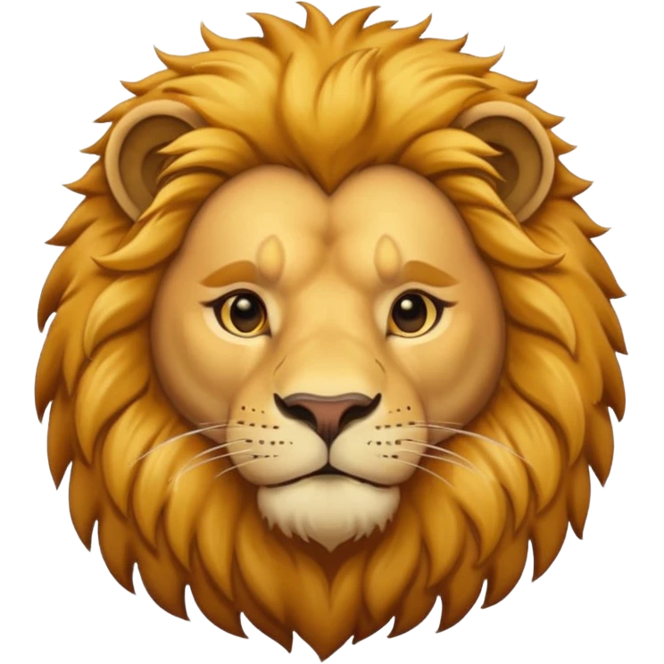 in lion family, only Father., full emoji