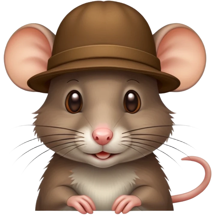 rat with a hat emoji