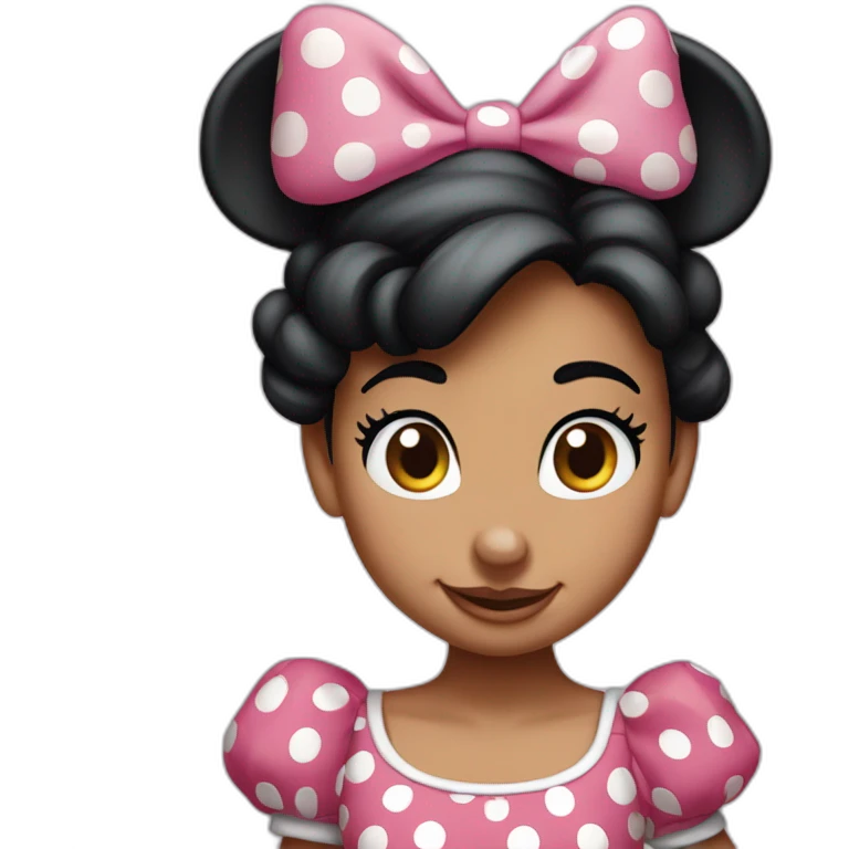  Classic Minnie Mouse is not a human emoji