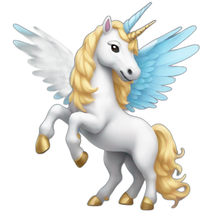 unicorn with wings emoji