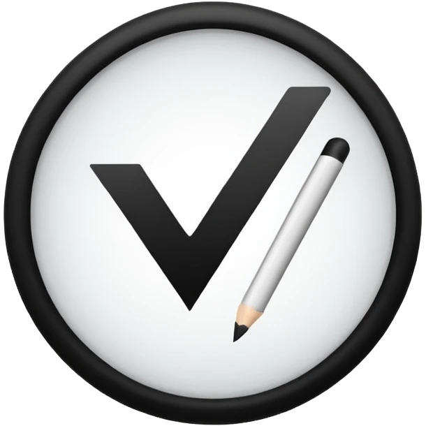 Full of black circle with a check mark on it emoji