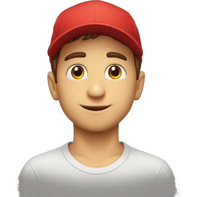Chico 3 años gorra roja 3 ojos  emoji
