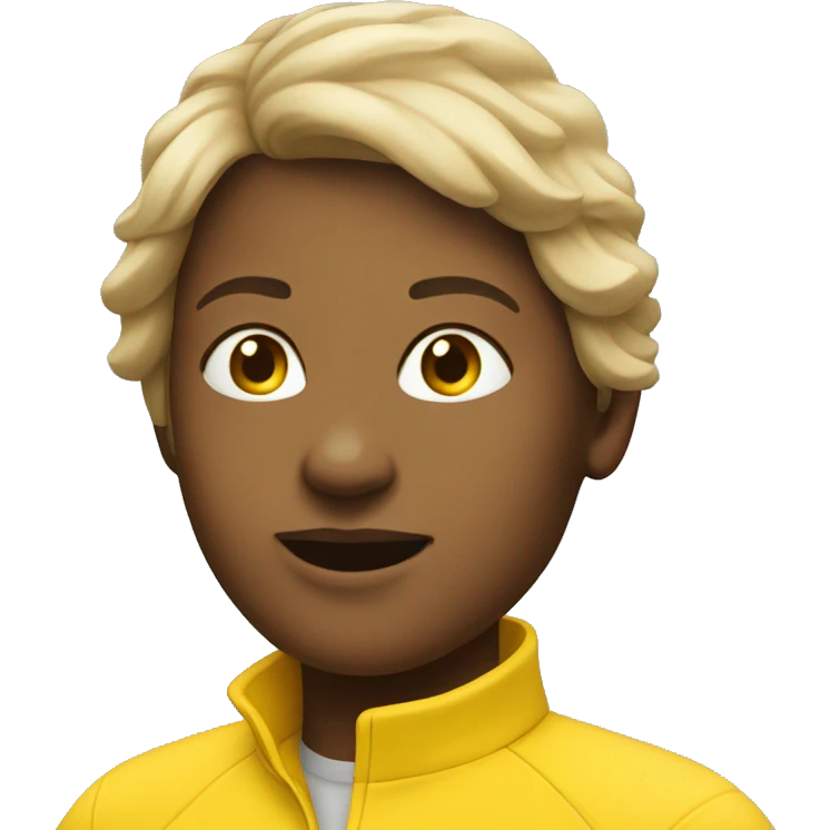 A Woman with a yellow jersey  emoji