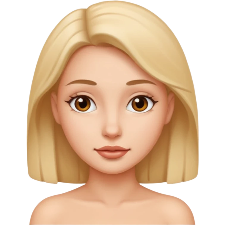 👱‍♀️no clothes boobs emoji