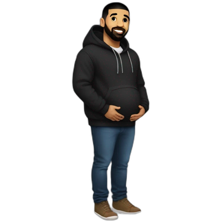Pregnant Drake emoji