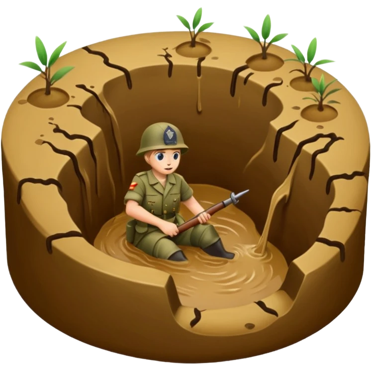 military ditches emoji